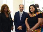 Avec S.E.Madame Johanna Odonkor SVANIKIER, Ambassadeur du Ghana en France et S.E.M Mohamed Ali CHIHI, Ambassadeur de Tunisie en France.